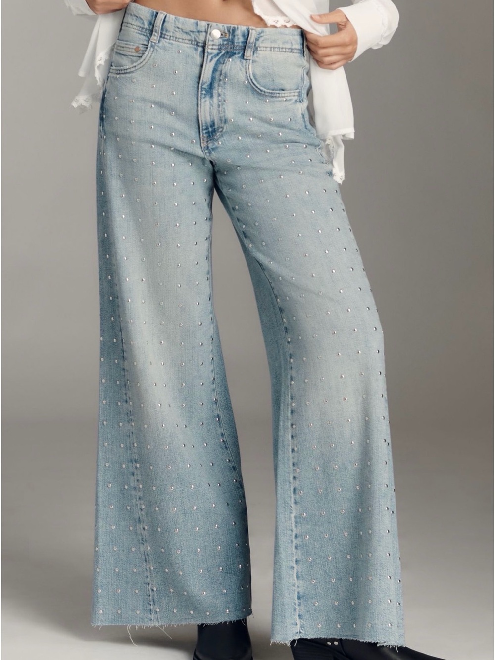 Anthropologie Pilcro Studded Jeans 25 NWT - Picture 3 of 14